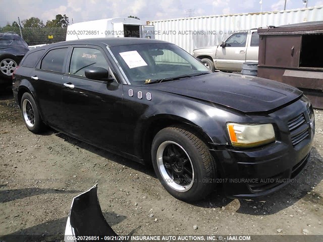 2D4FV47T18H168033 - 2008 DODGE MAGNUM BLACK photo 1