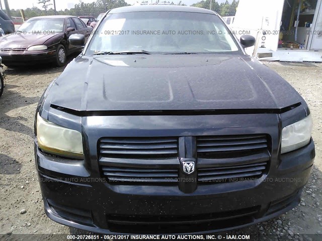 2D4FV47T18H168033 - 2008 DODGE MAGNUM BLACK photo 6