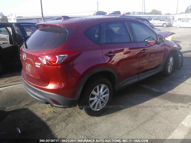 JM3KE2BE5D0166512 - 2013 MAZDA CX-5 SPORT RED photo 4