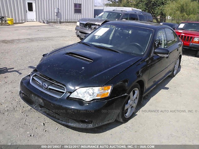 4S3BL676264212882 - 2006 SUBARU LEGACY GT LIMITED BLACK photo 2