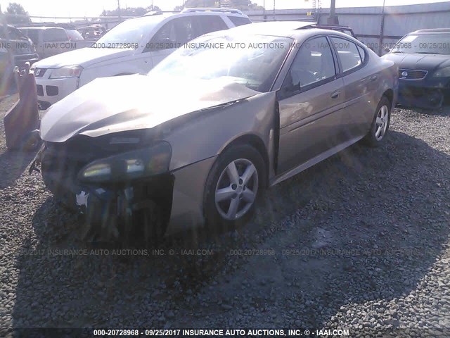 2G2WP552161237708 - 2006 PONTIAC GRAND PRIX GOLD photo 2