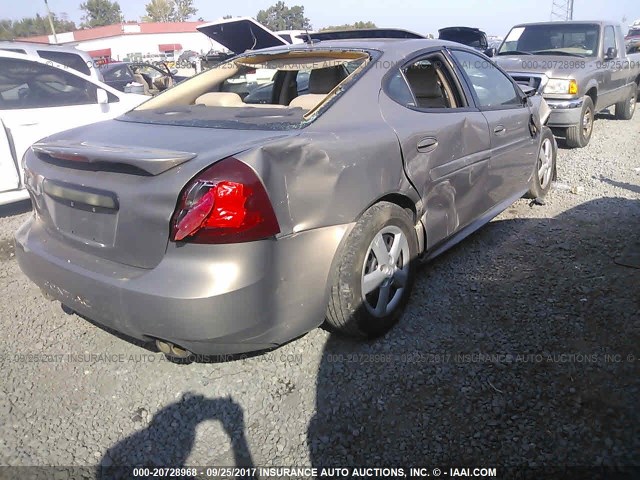 2G2WP552161237708 - 2006 PONTIAC GRAND PRIX GOLD photo 4