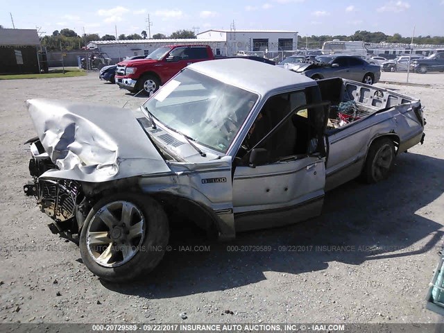 JM2UF2111G0670097 - 1986 MAZDA B2000 LONG BED GRAY photo 2