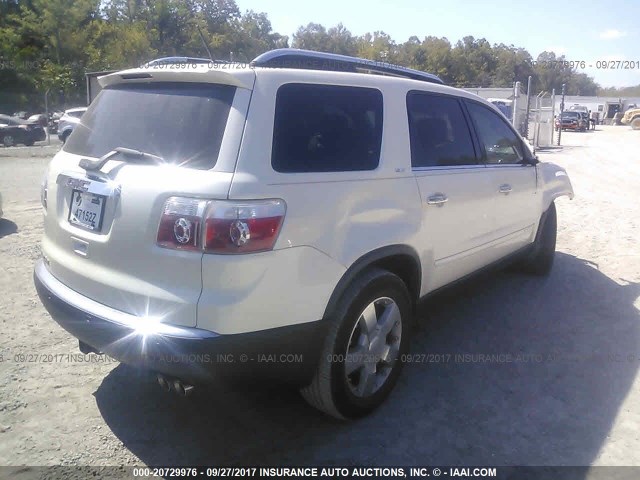 1GKER23798J272590 - 2008 GMC ACADIA SLT-1 Білий фото 4