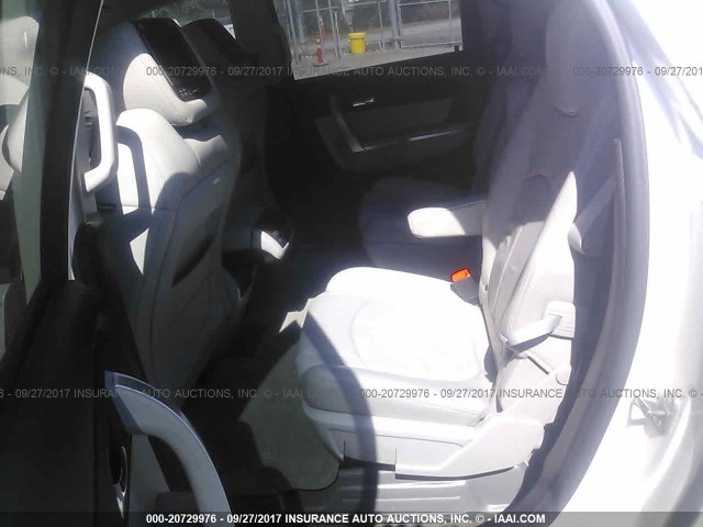 1GKER23798J272590 - 2008 GMC ACADIA SLT-1 Білий фото 8