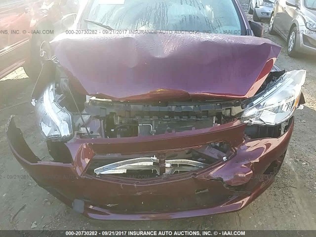 ML32F3FJ0HH004834 - 2017 MITSUBISHI MIRAGE ბურგუნდია ფოტო 6