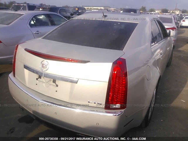 1G6DJ577280174911 - 2008 CADILLAC CTS GOLD photo 4