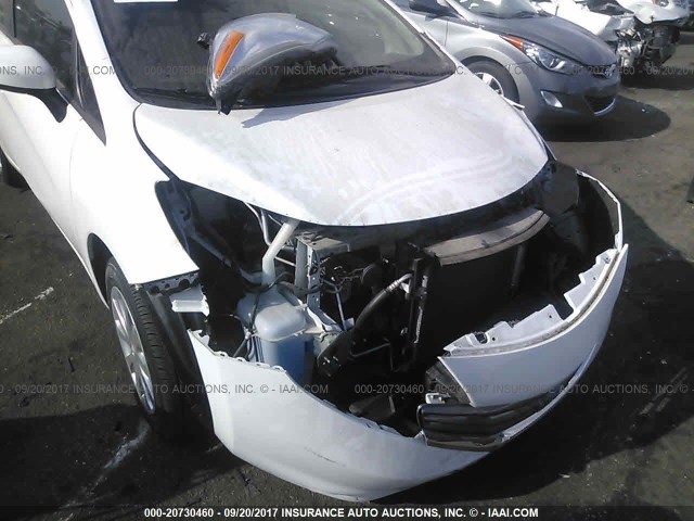 3N1CE2CP5FL414585 - 2015 NISSAN VERSA NOTE S/S PLUS/SV/SL/SR WHITE photo 6