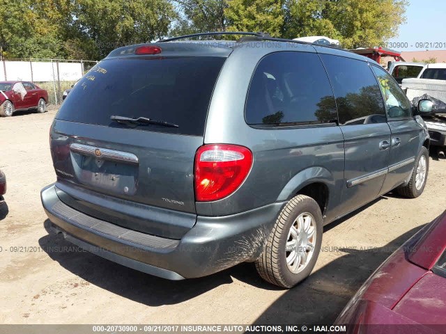 2A4GP54L37R281992 - 2007 CHRYSLER TOWN & COUNTRY TOURING GREEN photo 4