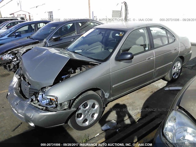 3N1CB51D96L469561 - 2006 NISSAN SENTRA 1.8/1.8S CREAM photo 2