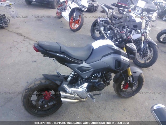 MLHJC6119H5201249 - 2017 HONDA GROM 125 GRAY photo 4