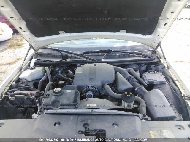 1L1FM88W26Y631104 - 2006 LINCOLN TOWN CAR EXECUTIVE WHITE photo 10