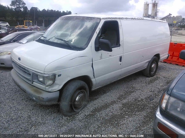 1FTSS34S9XHC35587 - 1999 FORD ECONOLINE E350 SUPER DUTY VAN WHITE photo 2