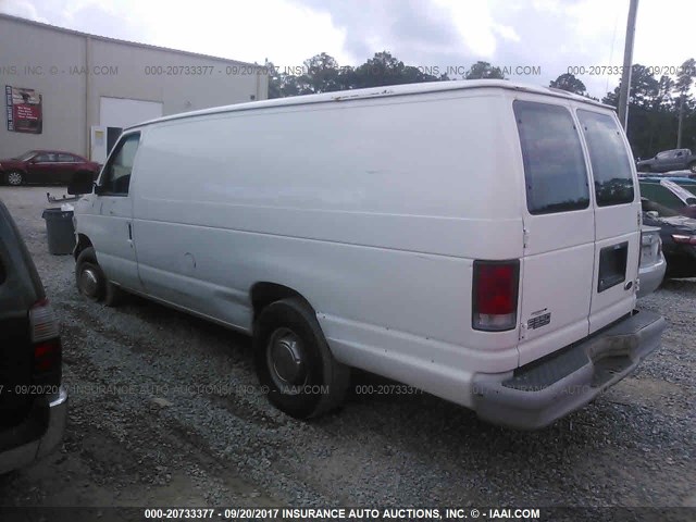 1FTSS34S9XHC35587 - 1999 FORD ECONOLINE E350 SUPER DUTY VAN WHITE photo 3