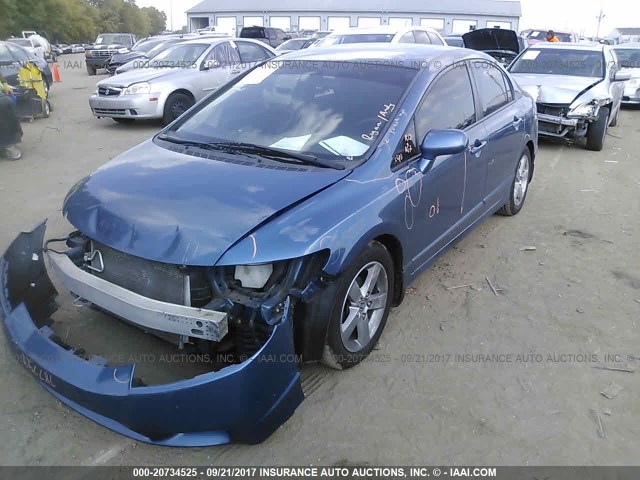 19XFA1F62BE037232 - 2011 HONDA CIVIC LX-S Mavi foto 2