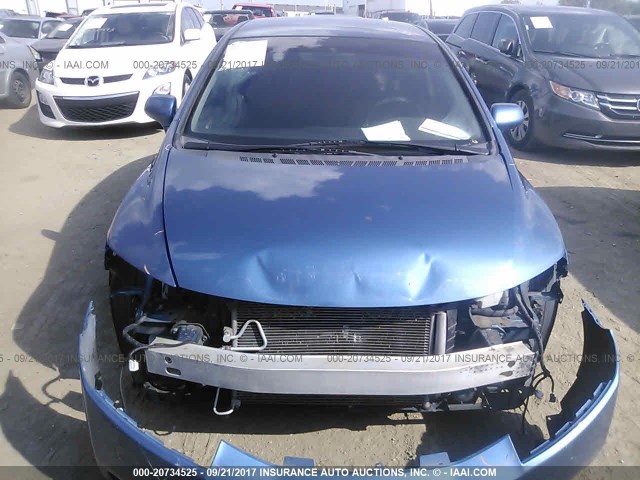 19XFA1F62BE037232 - 2011 HONDA CIVIC LX-S Mavi foto 6