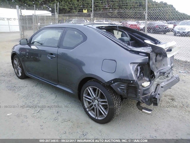 JTKJF5C75C3028526 - 2012 TOYOTA SCION TC 灰色 照片 3