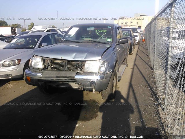 4TAWN72N1WZ139079 - 1998 TOYOTA TACOMA XTRACAB GRAY photo 2