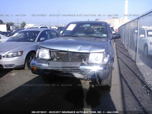 4TAWN72N1WZ139079 - 1998 TOYOTA TACOMA XTRACAB GRAY photo 6