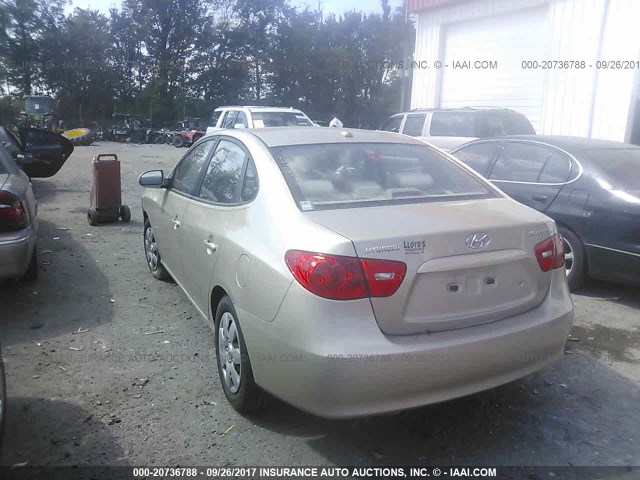 KMHDU46D88U334171 - 2008 HYUNDAI ELANTRA GLS/SE/LIMITED GRAY photo 3