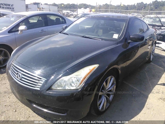 JNKCV64E48M130583 - 2008 INFINITI G37 JOURNEY/SPORT BLACK photo 2