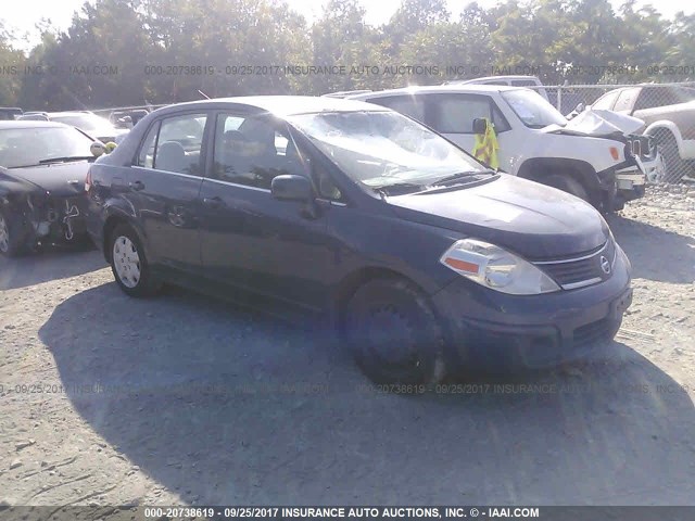 3N1BC11E27L456081 - 2007 NISSAN VERSA S/SL Dark Blue photo 1