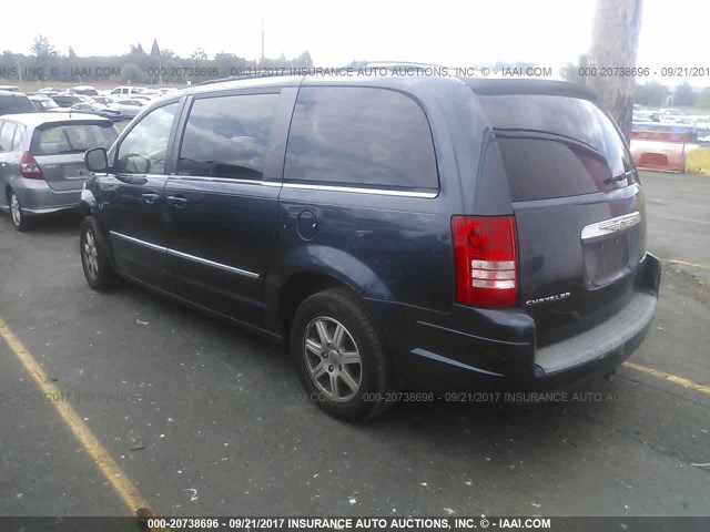 2A8HR54129R603116 - 2009 CHRYSLER TOWN & COUNTRY TOURING BLUE photo 3