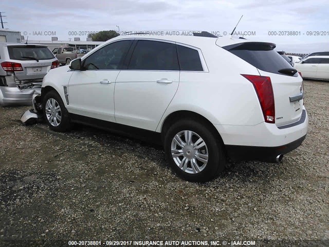 3GYFNAEY3AS596497 - 2010 CADILLAC SRX LUXURY COLLECTION WHITE photo 3