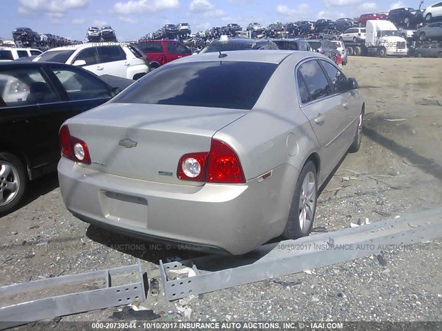 1G1ZA5EU3BF189913 - 2011 CHEVROLET MALIBU LS 金色 照片 4