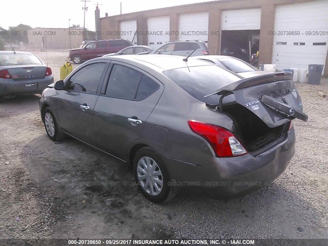 3N1CN7AP4EK465239 - 2014 NISSAN VERSA S/S PLUS/SV/SL GRAY photo 3