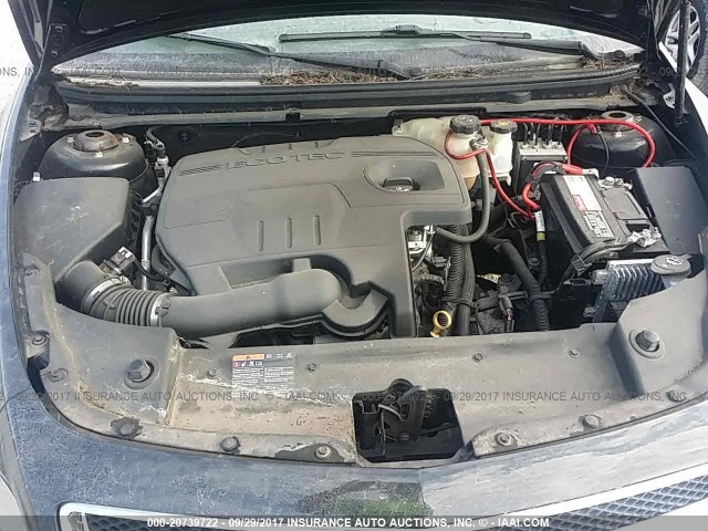 1G1ZB5E12BF222354 - 2011 CHEVROLET MALIBU LS BLACK photo 10