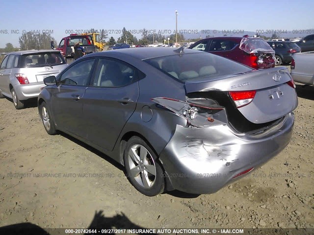 KMHDH4AE6DU612337 - 2013 HYUNDAI ELANTRA GLS/LIMITED SILVER photo 3