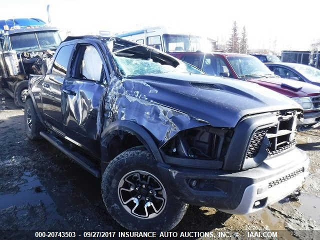 1C6RR7YT3HS711882 - 2017 RAM 1500 REBEL BLACK photo 1