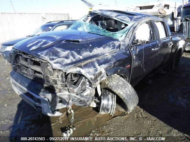 1C6RR7YT3HS711882 - 2017 RAM 1500 REBEL შავი ფოტო 2