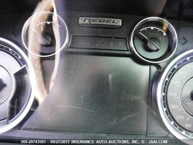 1C6RR7YT3HS711882 - 2017 RAM 1500 REBEL შავი ფოტო 7