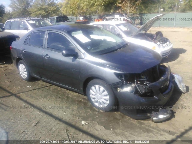 2T1BU4EE0AC254078 - 2010 TOYOTA COROLLA S/LE/XLE GRAY photo 1