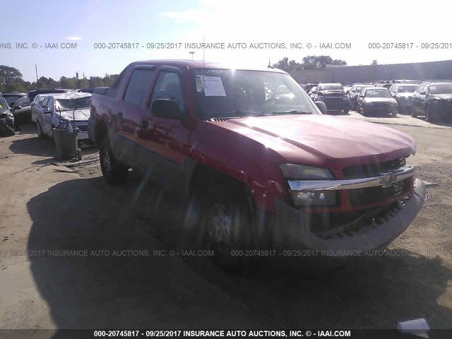 3GNEC12Z15G194773 - 2005 CHEVROLET AVALANCHE C1500 RED photo 1
