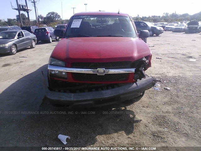 3GNEC12Z15G194773 - 2005 CHEVROLET AVALANCHE C1500 RED photo 6