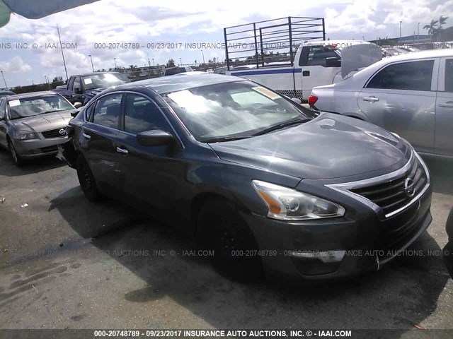 1N4AL3AP1DC909643 - 2013 NISSAN ALTIMA 2.5/S/SV/SL GRAY photo 1