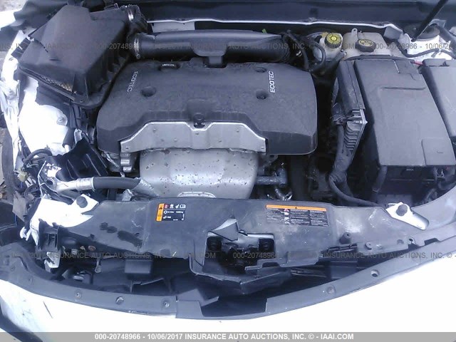 1G11B5SL3EF136851 - 2014 CHEVROLET MALIBU LS 白色 照片 10
