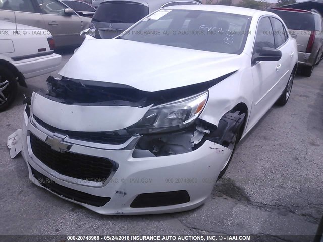 1G11B5SL3EF136851 - 2014 CHEVROLET MALIBU LS 白色 照片 2