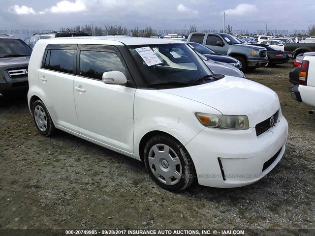 JTLKE50E081023775 - 2008 TOYOTA SCION XB თეთრი ფოტო 1