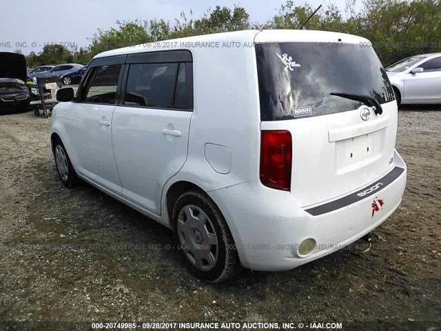 JTLKE50E081023775 - 2008 TOYOTA SCION XB თეთრი ფოტო 3