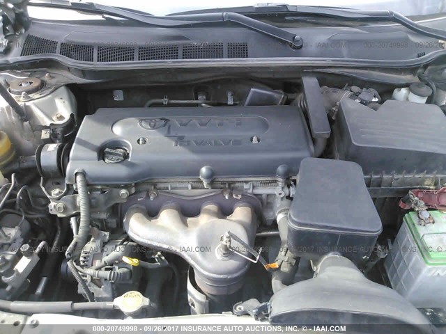 4T1BE46K18U230818 - 2008 TOYOTA CAMRY CE/LE/XLE/SE SILVER photo 10