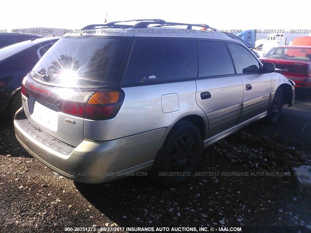 4S3BH675037622373 - 2003 SUBARU LEGACY OUTBACK AWP 银色 照片 4