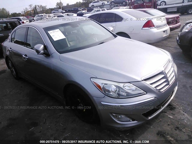 KMHGC4DD7CU188079 - 2012 HYUNDAI GENESIS 3.8L SILVER photo 1