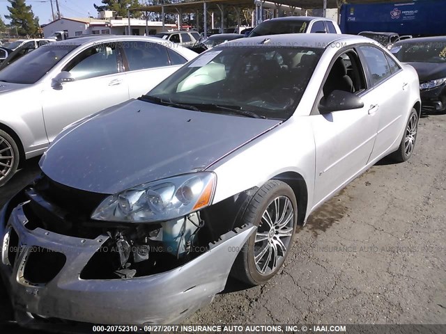 1G2ZG57B394125138 - 2009 PONTIAC G6 SILVER photo 2