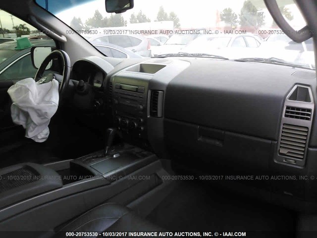 5N1AA08A96N733802 - 2006 NISSAN ARMADA SE/LE BLACK photo 5