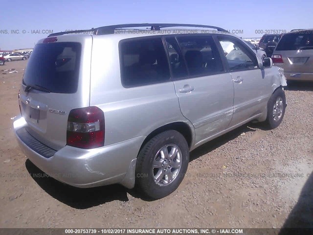 JTEDP21A940027005 - 2004 TOYOTA HIGHLANDER LIMITED SILVER photo 4