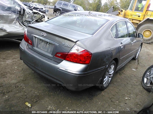 JNKAY01FX8M655463 - 2008 INFINITI M35 SPORT GOLD photo 4